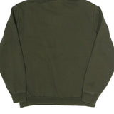 PUMA Womens Green Pullover Hoodie S Cotton Blend Casual Sportswear
