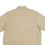 CARHARTT Mens Beige Plain Work Shirt Fred Smith Company Logo XL Relaxed Fit