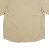 CARHARTT Mens Beige Plain Work Shirt Fred Smith Company Logo XL Relaxed Fit