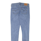 LEVI'S Womens Jeans Blue Slim Skinny Denim Light W27 L30 Classic Zip