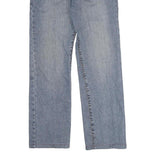 Womens Slim Light Blue Denim Jeans W28 L27 Embroidered Pocket Detail Cotton