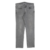 LEVI'S 511 Slim Mens Jeans Grey Denim Slim Skinny W33 L32 Classic Cotton Blend