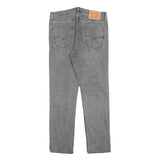 LEVI'S 511 Slim Mens Jeans Grey Denim Slim Skinny W33 L32 Classic Cotton Blend