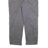 CARHARTT Mens Regular Fit Grey Workwear Trousers W34 L32 Cotton Blend Zip
