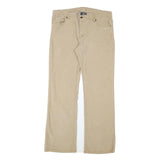 RALPH LAUREN POLO JEANS COMPANY Womens Cotton Blend Beige Regular Straight