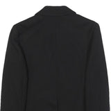 BODEN Womens Black Blazer Jacket UK 6 Viscose Blend Plain Button Closure
