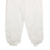 SONOMA Womens White Casual Cotton Blend Cargo Shorts UK 12 W32