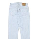 LEVI'S 501 Womens Jeans Blue Regular Straight Denim Light W25 L25 Classic Fit