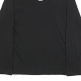 THE NORTH FACE Mens Black Long Sleeve Crew Neck T-Shirt M Cotton Blend Casual