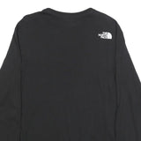 THE NORTH FACE Mens Black Long Sleeve Crew Neck T-Shirt M Cotton Blend Casual