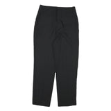 SYLVIAN HEACH Womens Black Relaxed Straight Trousers W28 L25 Elegant Comfort