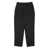 SYLVIAN HEACH Womens Black Relaxed Straight Trousers W28 L25 Elegant Comfort