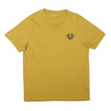 TRUE RELIGION Mens Yellow Graphic T-Shirt L Short Sleeve Crew Neck