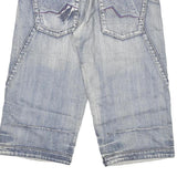 BLEND Mens Denim Blue Casual Shorts XL W32 Stylish Cotton Blend Summer Wear