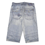 BLEND Mens Denim Blue Casual Shorts XL W32 Stylish Cotton Blend Summer Wear