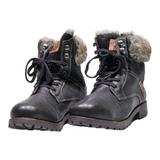 DOCKERS Snow Boots Black Synthetic Womens UK 8