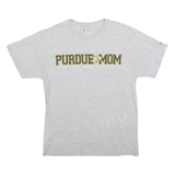 CHAMPION Womens Grey Purdue Mom Graphic T-Shirt M Short Sleeve Crew Neck