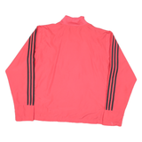 ADIDAS Womens Pink Jacket XL Polyester Blend Plain Sports Zip Athletic Casual
