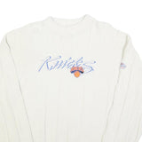 ANTIGUA SPORT Mens White Knicks Patterned Crew Neck Basic Knit Jumper XL Cotton