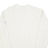 ANTIGUA SPORT Mens White Knicks Patterned Crew Neck Basic Knit Jumper XL Cotton