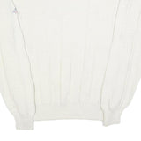 ANTIGUA SPORT Mens White Knicks Patterned Crew Neck Basic Knit Jumper XL Cotton