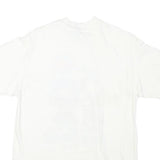 HANES Mens White Just Maui'a Graphic T-Shirt M Short Sleeve Crew Neck Summer