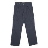 BIAGGINI Mens Cotton Navy Blue Regular Fit Straight Trousers W31 L32 Cargo