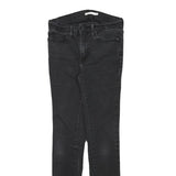 LEVI'S Womens Jeans Black Slim Skinny Denim Medium W25 L28 Stretch Cotton Blend