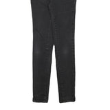 LEVI'S Womens Jeans Black Slim Skinny Denim Medium W25 L28 Stretch Cotton Blend
