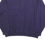 LA GRENOUILLE Mens Blue Polo Collar XL Sweatshirt Cotton Blend Pocket Detail