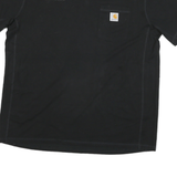 CARHARTT Mens Black Panasonic Print Graphic T-Shirt XL Short Sleeve Crew Neck