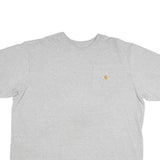 CARHARTT Mens Grey Pocket T-Shirt 2XL Short Sleeve Crew Neck Cotton Blend Casual
