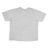 CARHARTT Mens Grey Pocket T-Shirt 2XL Short Sleeve Crew Neck Cotton Blend Casual