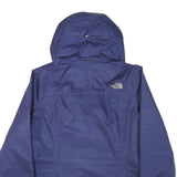 THE NORTH FACE Womens Blue Outdoor Jacket M Polyester Blend Plain Hooded Zip