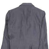 GIORGIO ARMANI Womens Grey Button Cotton Blend Classic Jacket M Formal Wear