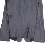 GIORGIO ARMANI Womens Grey Button Cotton Blend Classic Jacket M Formal Wear