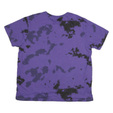 LED ZEPPELIN Mens Purple Tie Dye Graphic T-Shirt 2XL Short Sleeve Crew Neck Band