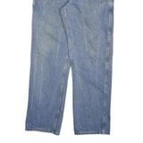 CARHARTT Mens Relaxed Blue Denim Jeans W34 L34 Workwear Straight Cotton Blend