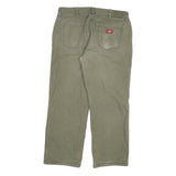 DICKIES Mens Regular Fit Jeans Green Denim W34 L28 Classic Workwear Relaxed