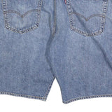 LEVI'S Mens Shorts Blue Denim Casual XL W38 Cotton Blend Relaxed Fit 505