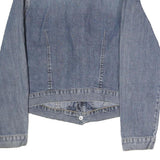 CALVIN KLEIN JEANS Womens Blue Denim Jacket M Cotton Zip Plain Casual Denim