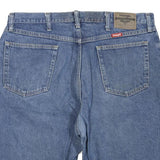 WRANGLER Mens Denim Blue Casual Shorts L W38 Cotton Blend Classic Fit Relaxed