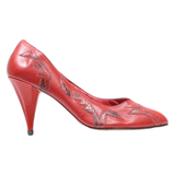 GABOR Pump Heels Red Leather Womens UK 6