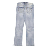SILVER Womens Regular Fit Blue Denim Medium Wash W26 L29 Classic Jeans Zip