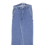 CARHARTT Womens Regular Fit Straight Blue Denim Jeans W25 L30 Workwear