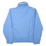 LACOSTE Mens Blue Jacket L Polyester Blend Plain Zip Lightweight Sport Casual
