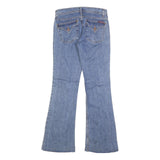 MANAGER Womens Jeans Blue Regular Flared Denim Medium W28 L29 Stylish Cotton