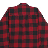 FIELD & STREAM Mens Red & Black Check Shirt XL Button Front Casual Outdoors