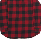 FIELD & STREAM Mens Red & Black Check Shirt XL Button Front Casual Outdoors