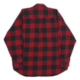 FIELD & STREAM Mens Red & Black Check Shirt XL Button Front Casual Outdoors